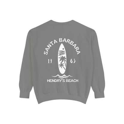 Santa Barbara Hendry’s Beach Crew Sweatshirts - Comfort Colors