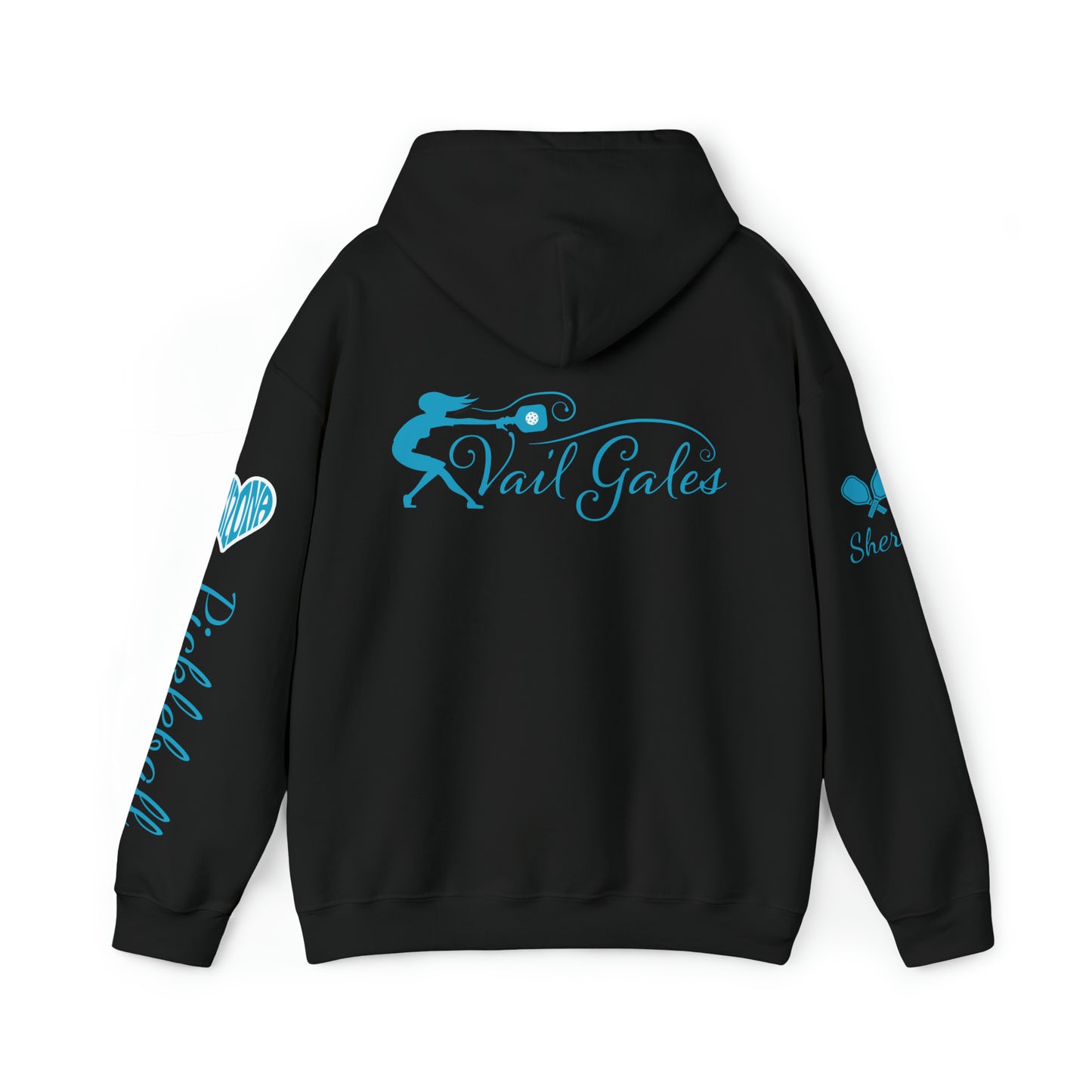 Vail Gales Pickleball - Script Hoodie Unisex - Customize sleeve