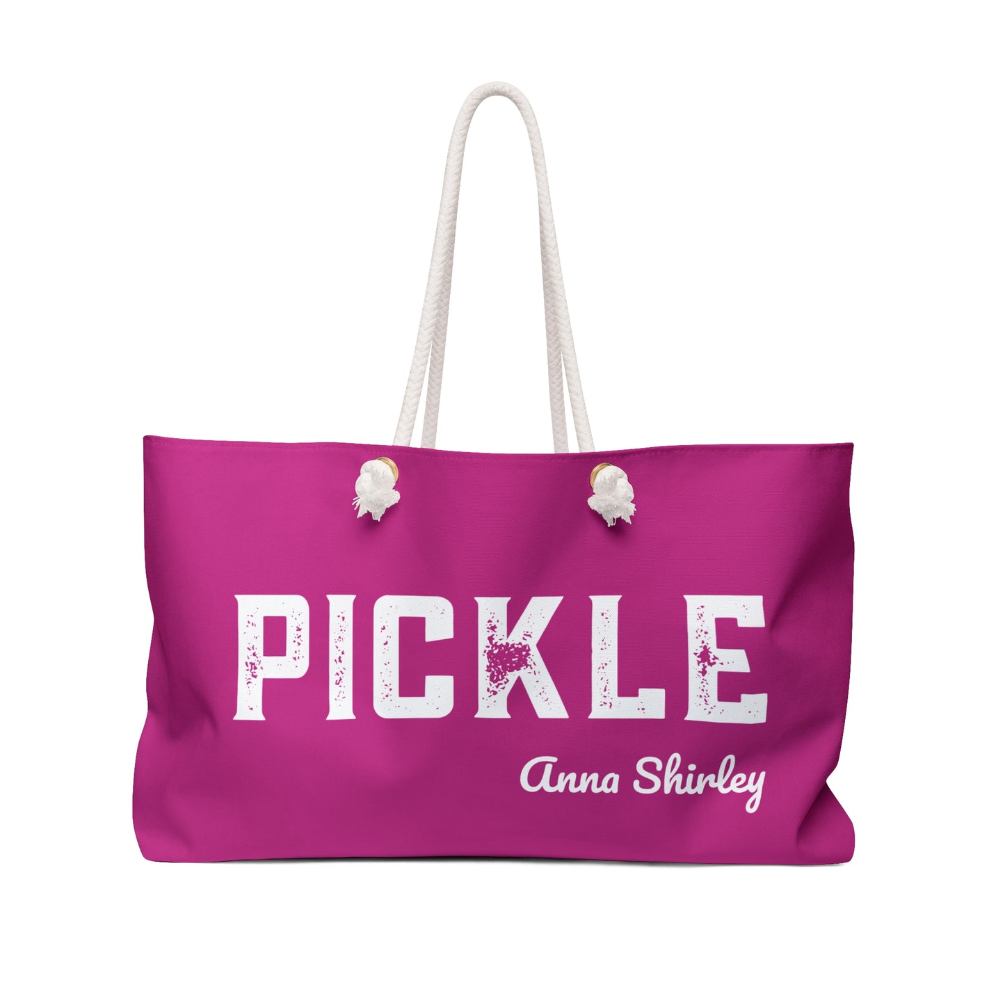 NPL Customizable Pink Weekender Bag for Sport Events & Travel