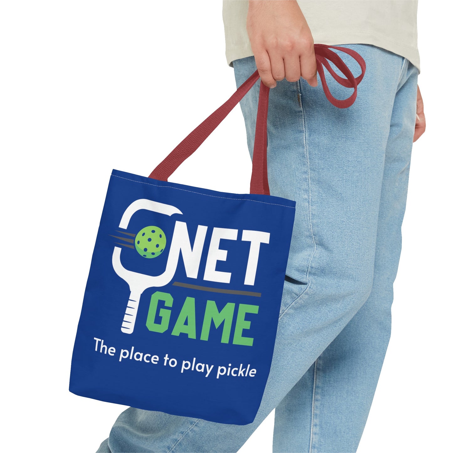 Net Game 13 x 13 Royal Bag - choose white handles