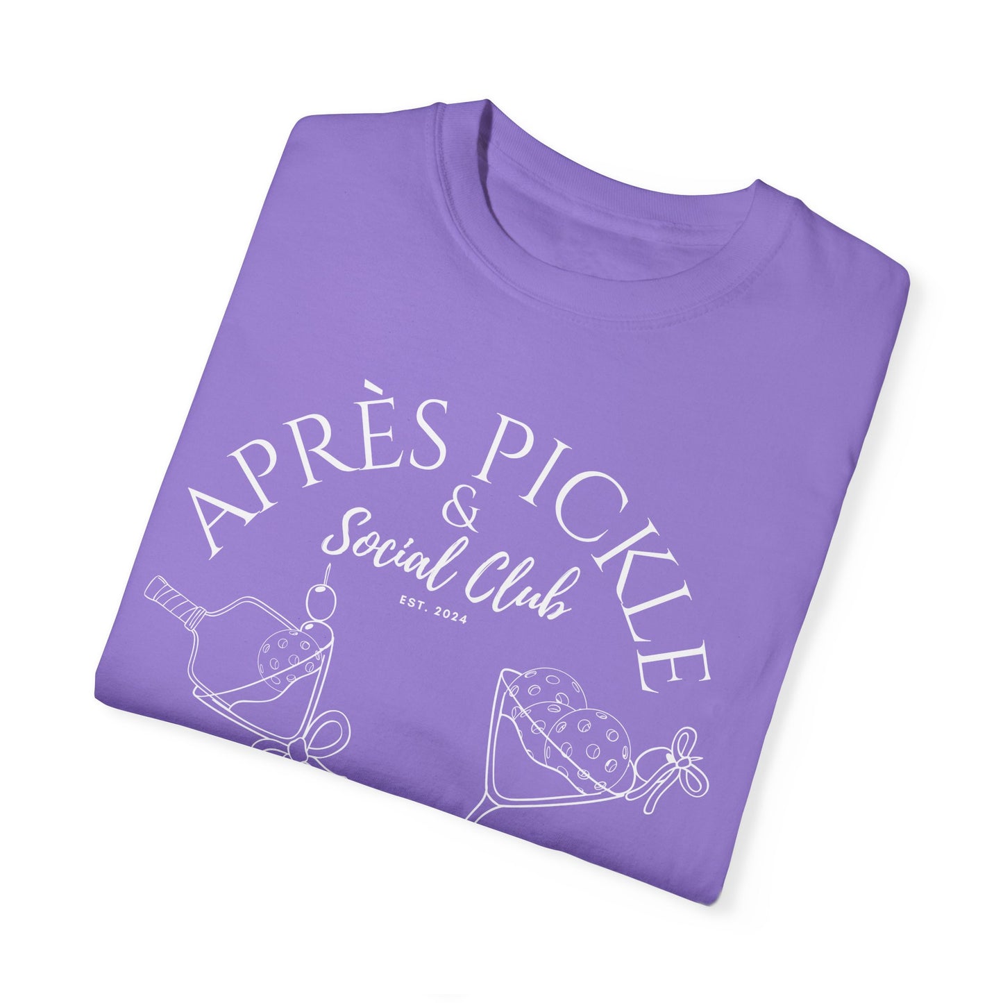 APRES Pickle & Social Club Unisex Garment-Dyed T-shirt