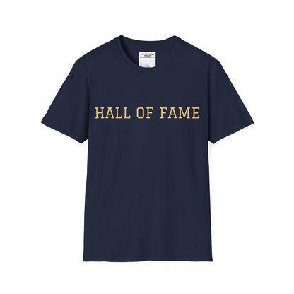 Pickleball Hall of Fame - Unisex Softstyle T-Shirt (customize with Hall of Fame name, or leave blank )