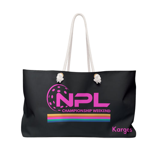 NPL Championship Weekend Travel Bag - Customize Name FREE