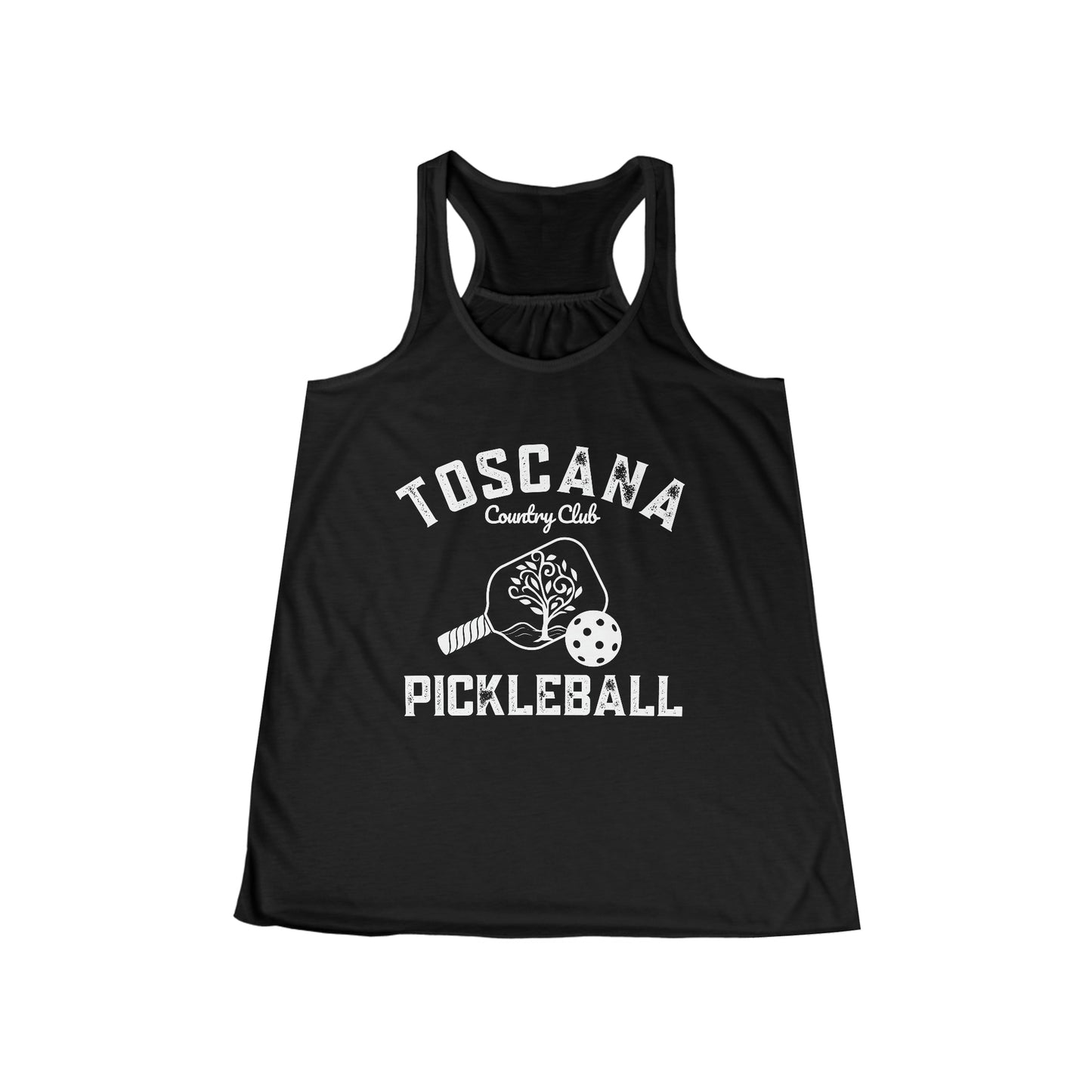 Toscana Country Club - Women's Flowy Racerback Tank