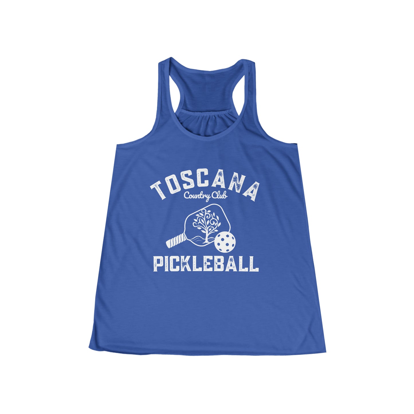 Toscana Country Club - Women's Flowy Racerback Tank