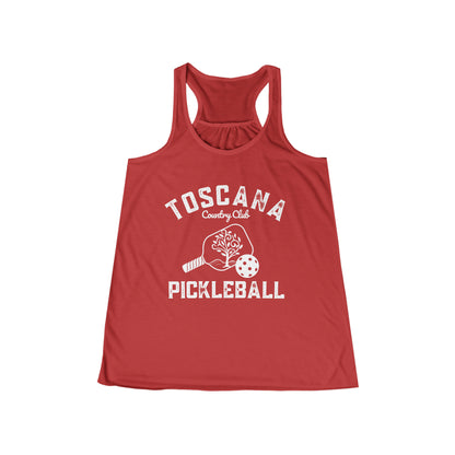 Toscana Country Club - Women's Flowy Racerback Tank