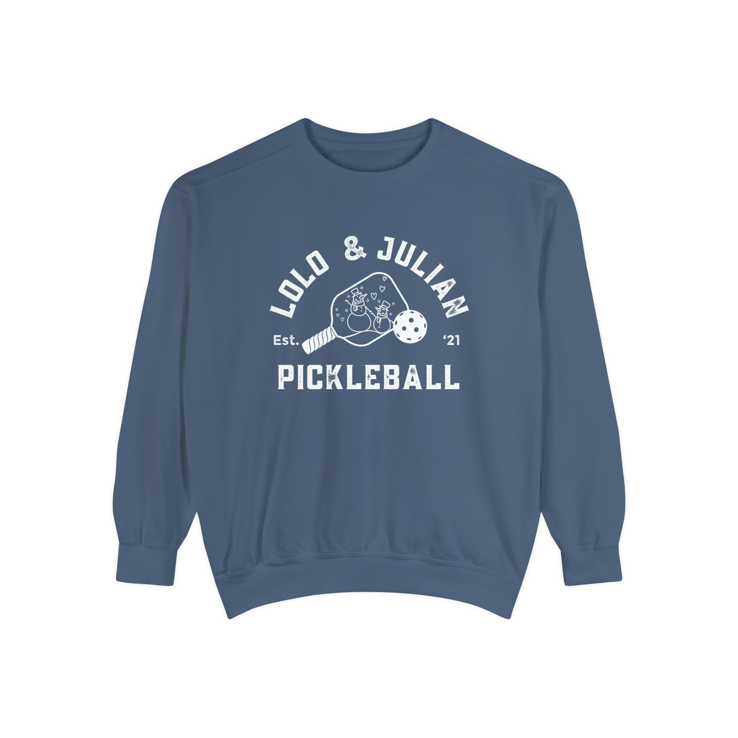 Beachy LOLO & Julian Snowman Pickleball Crew - Comfort Colors