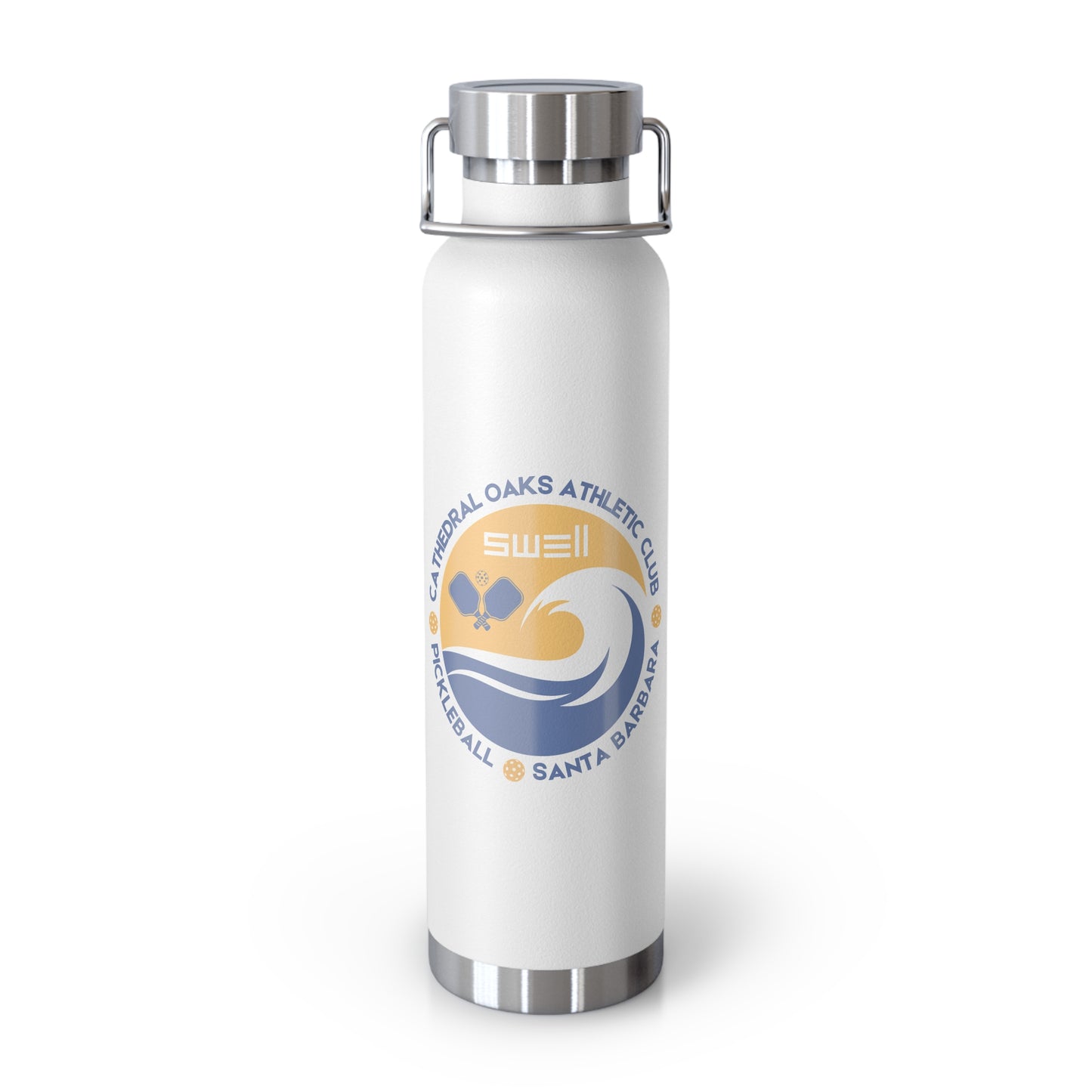 Cathedral Oaks - SWELL - PIckleball - Copper Vacuum Insulated Bottle, 22oz