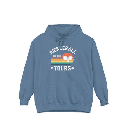 Pickleball Tours Distressed - Comfort Colors Hoodie