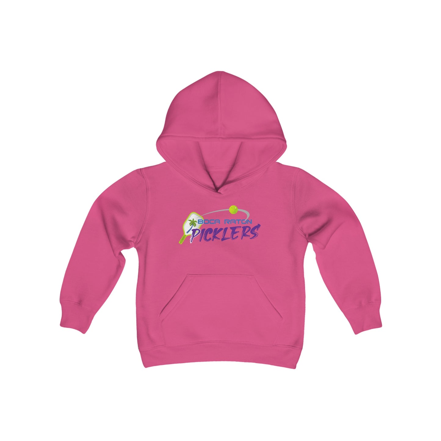 Boca Raton Picklers NPL Team - Youth Size Pickleball Hoodie - can customize name on back