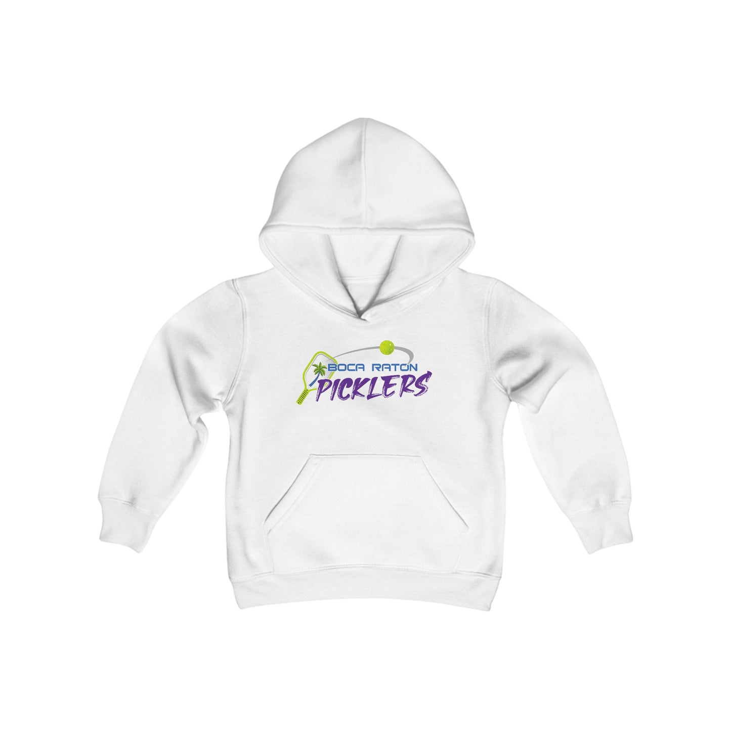 Boca Raton Picklers NPL Team - Youth Size Pickleball Hoodie - can customize name on back