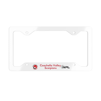 Coachella Scorpions Metal License Plate Frame