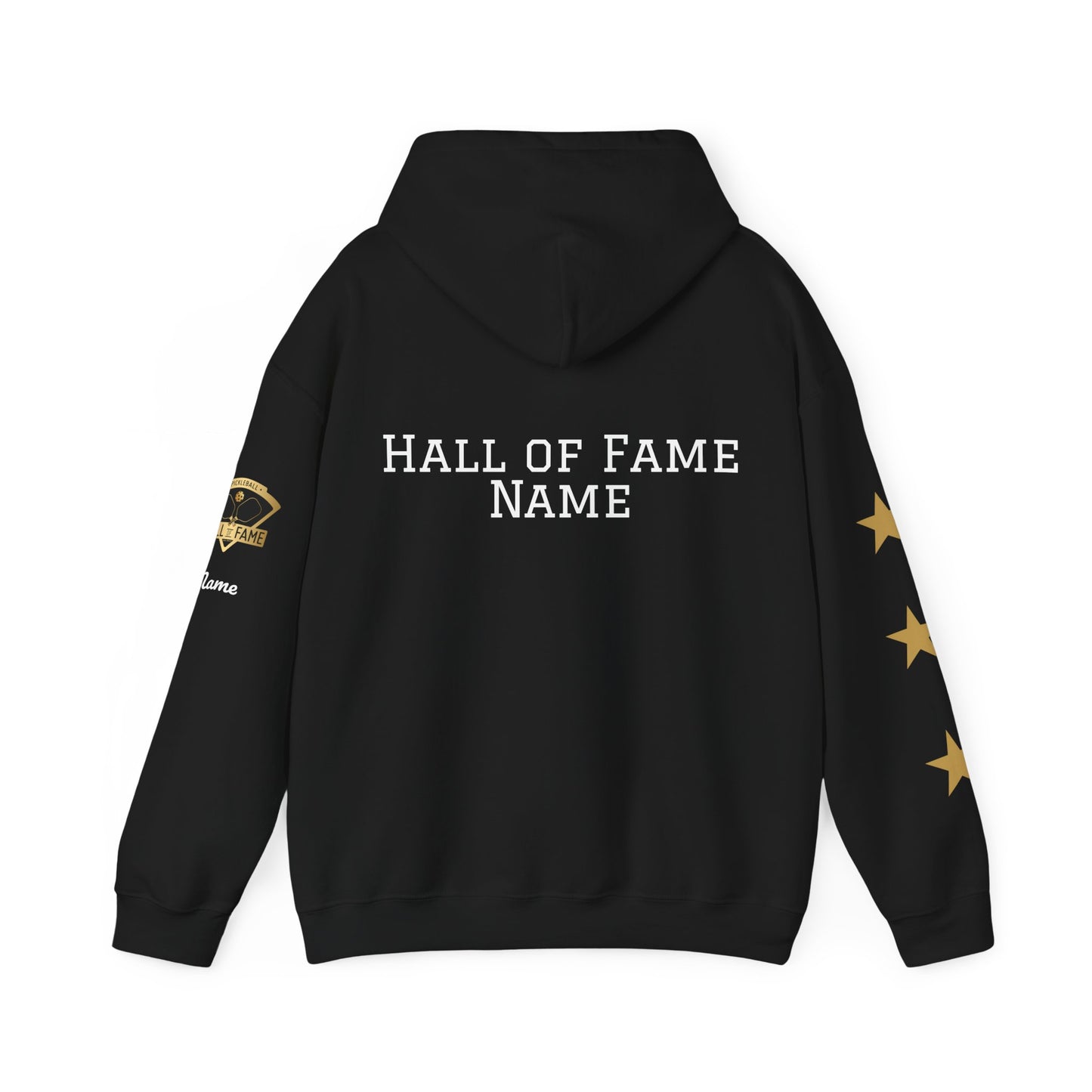 Pickleball Hall of Fame - Hoodie - Customize Hall of Fame Name, or no name