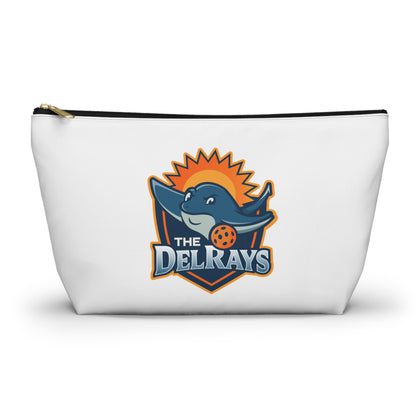 The Del Rays/US Legends Pickleball 1 sided logo-Personalized Accessory Pouch w T-bottom