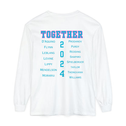 BOCA NPL ‘24 Champions - Unisex Garment-dyed Long Sleeve T- Players names back