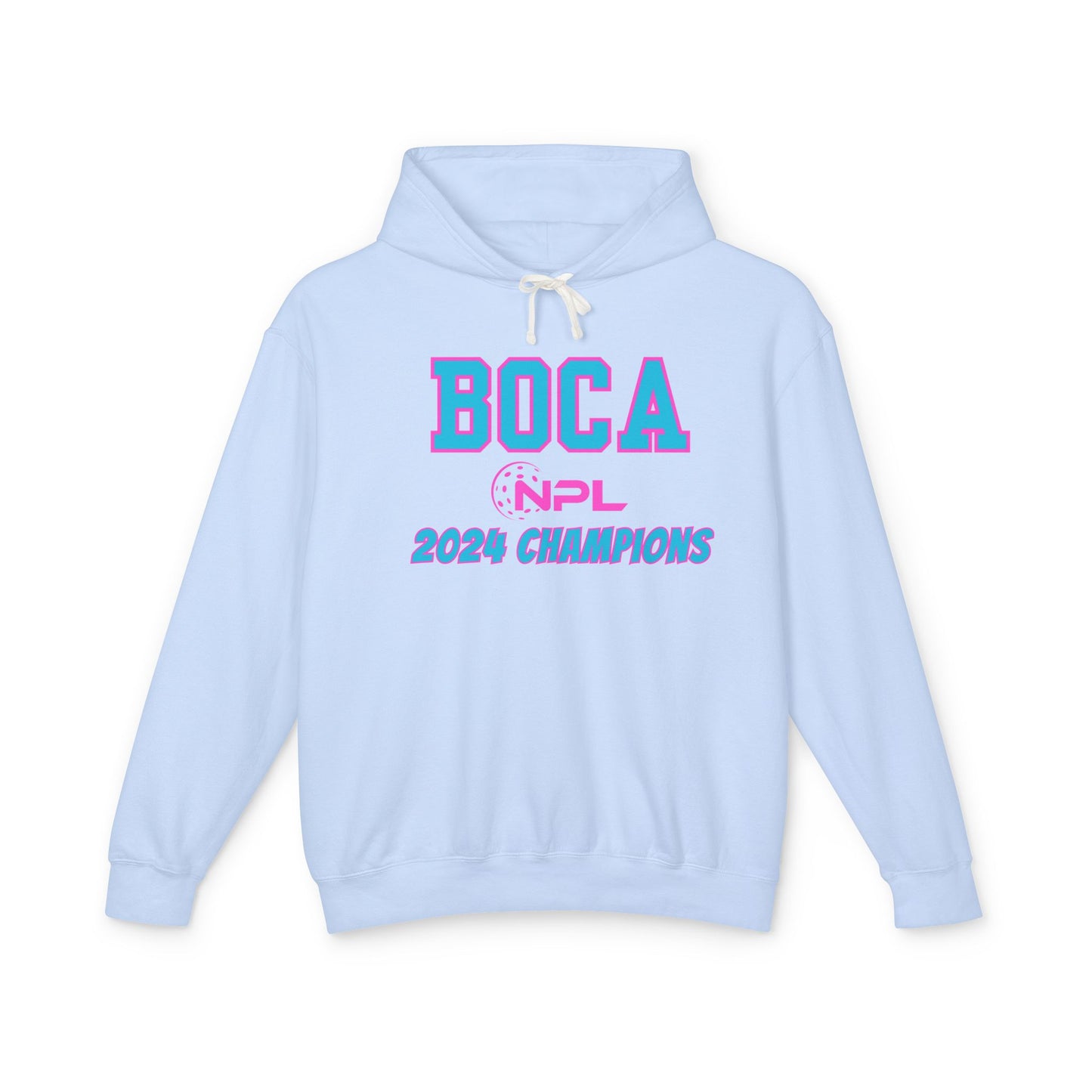 BOCA NPL ‘24 Championship Garment Dyed Unisex Lightweight Hoodie