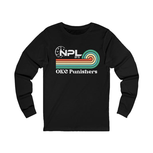 Nelms OKC Punishers Retro Custommized Unisex Jersey Long Sleeve Tee