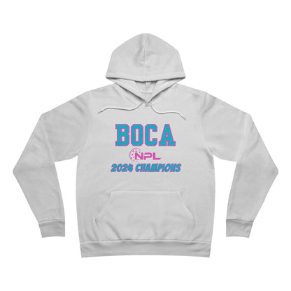 BOCA NPL ‘24 Champions Unisex Soft Sponge Fleece Pullover Hoodie - Player’s names on back