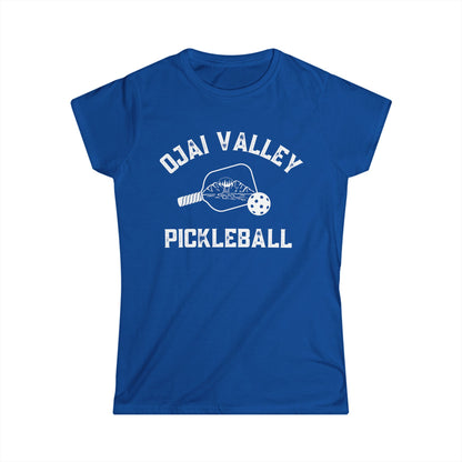 Ojai Valley Pickleball Women's Softstyle Tee
