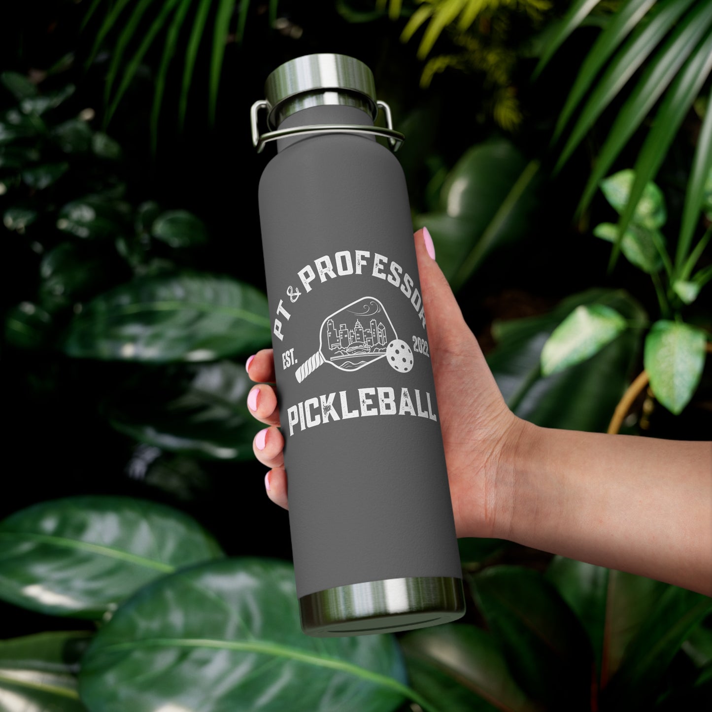 CUSTOMIZE YOUR PT & PROFESSOR ~Copper Vacuum Insulated Bottle, 22oz - add in notes section your name, we do for you