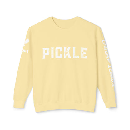 NPL Garment Dyed- Denver Iconics - Unisex 100% Cotton Lightweight Crew - Customize Sleeve w/ Name
