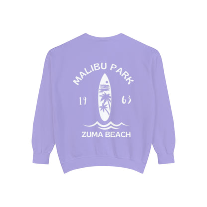 Malibu Park - Zuma Beach - Crew (Palm Tree Version) - Comfort Colors