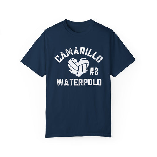 Nanette Camarillo Waterpolo Beachy - Customize Unisex T - put in notes athlete’s #