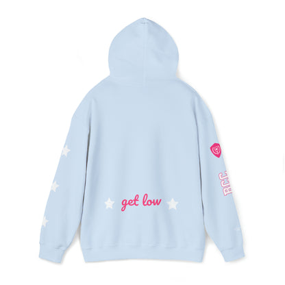 PADDLE Hoodie - PINK writing - 4 sides customized