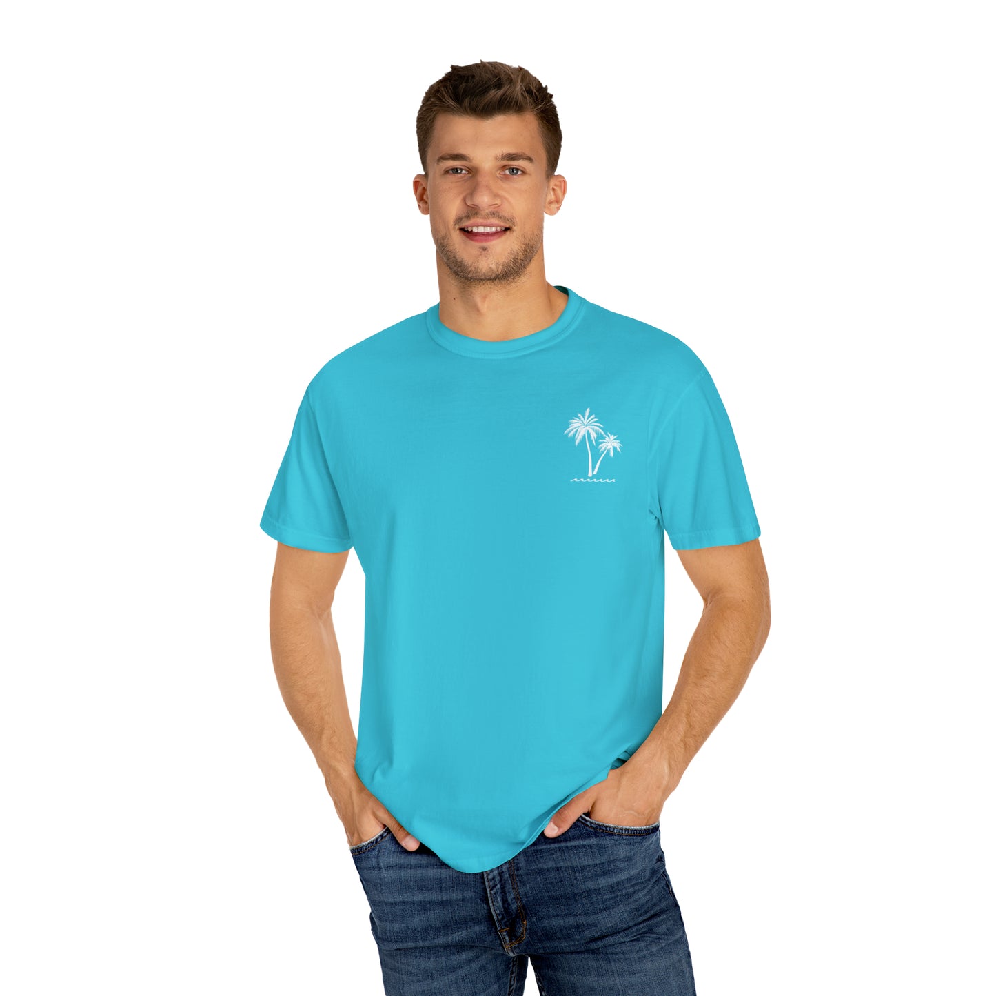 Foster Family T-shirts - Unisex Garment-Dyed T-shirt, Beachy Comfort Colors