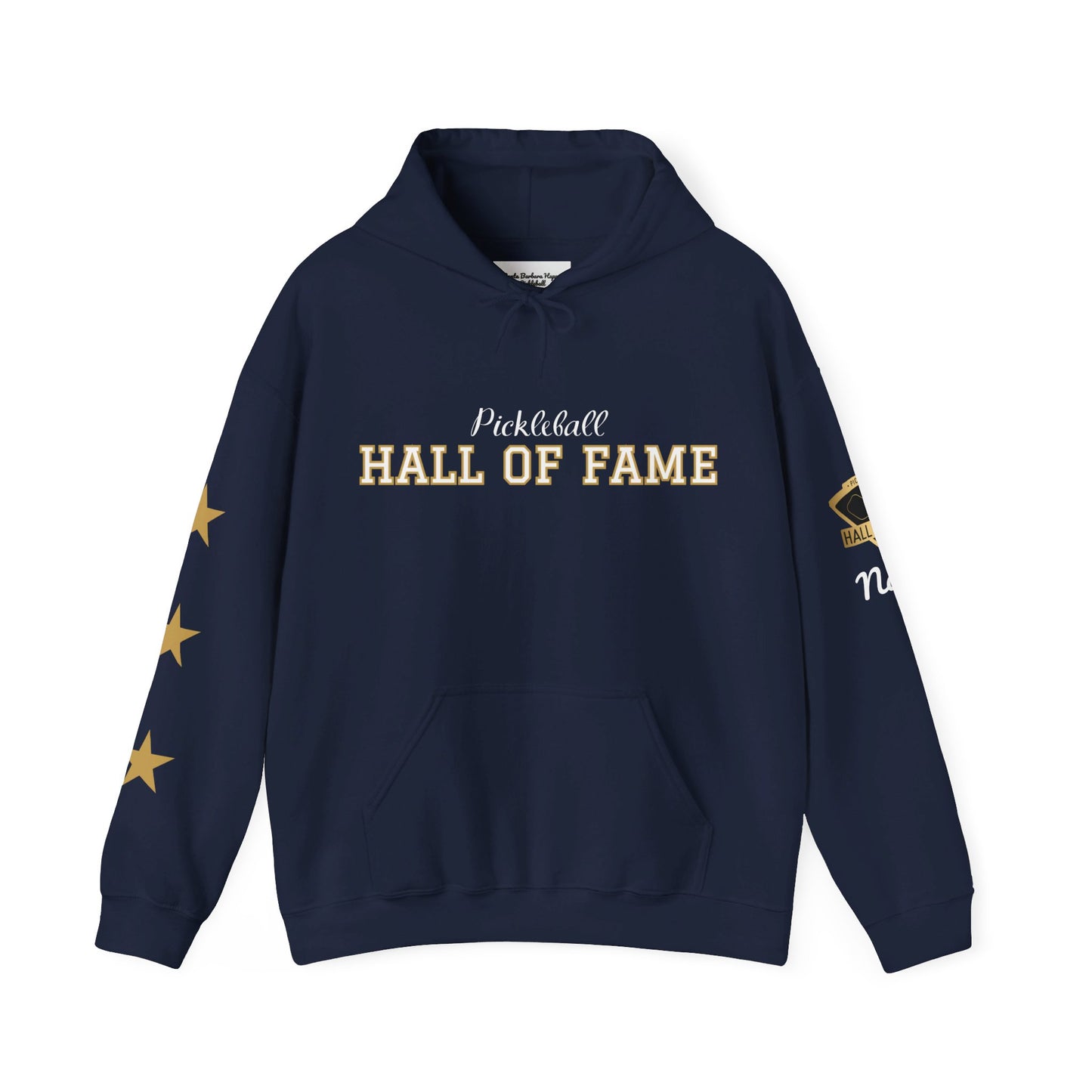 Pickleball Hall of Fame (RIFKIN example) - Hoodie - Customize Hall of Fame Name, or no name