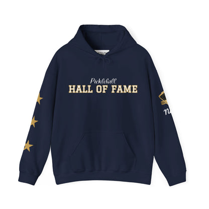 Pickleball Hall of Fame (RIFKIN example) - Hoodie - Customize Hall of Fame Name, or no name