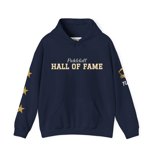 Pickleball Hall of Fame (RIFKIN example) - Hoodie - Customize Hall of Fame Name, or no name