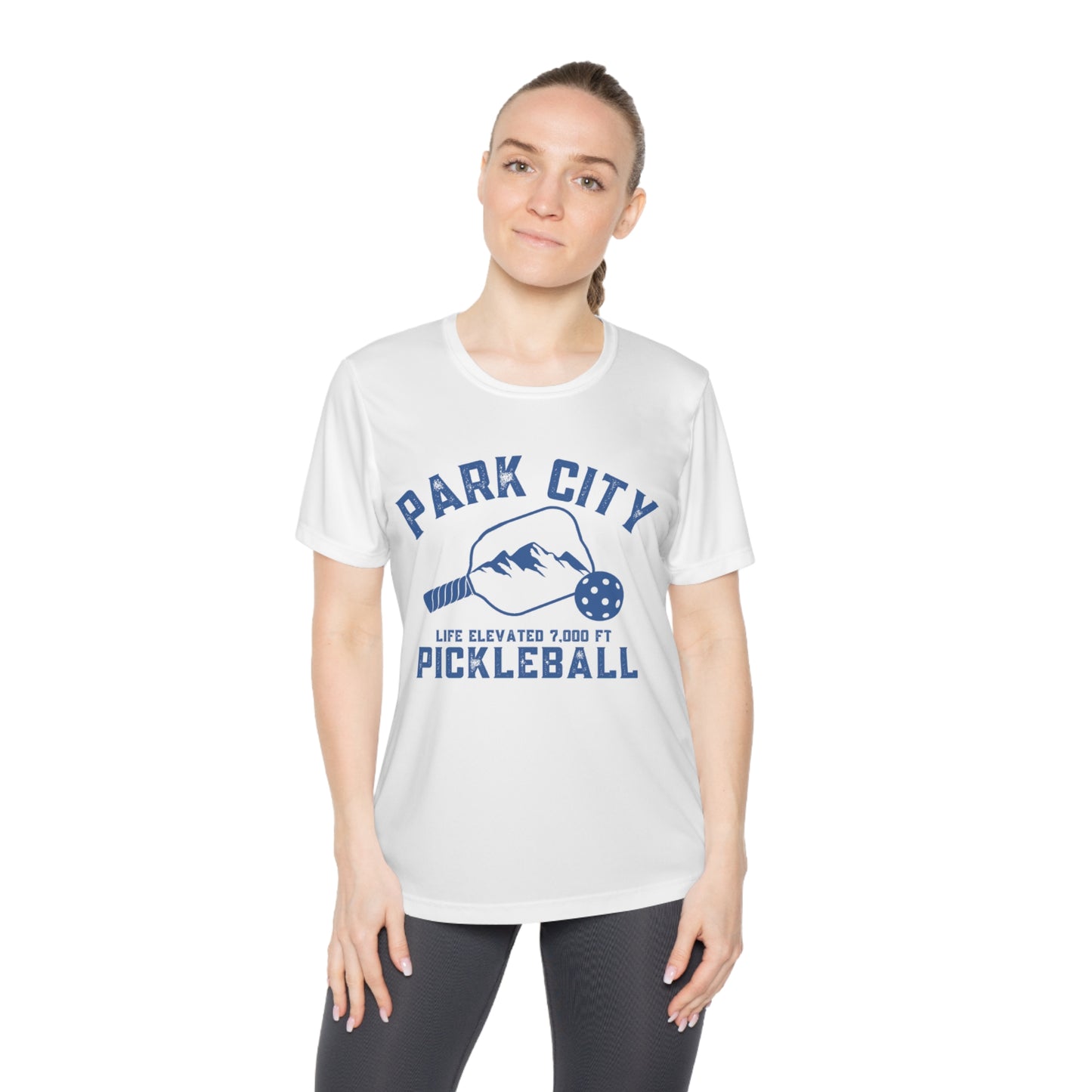 Park City Pickleball - SPF 40, Moisture Wicking - Ladies Competitor Tee