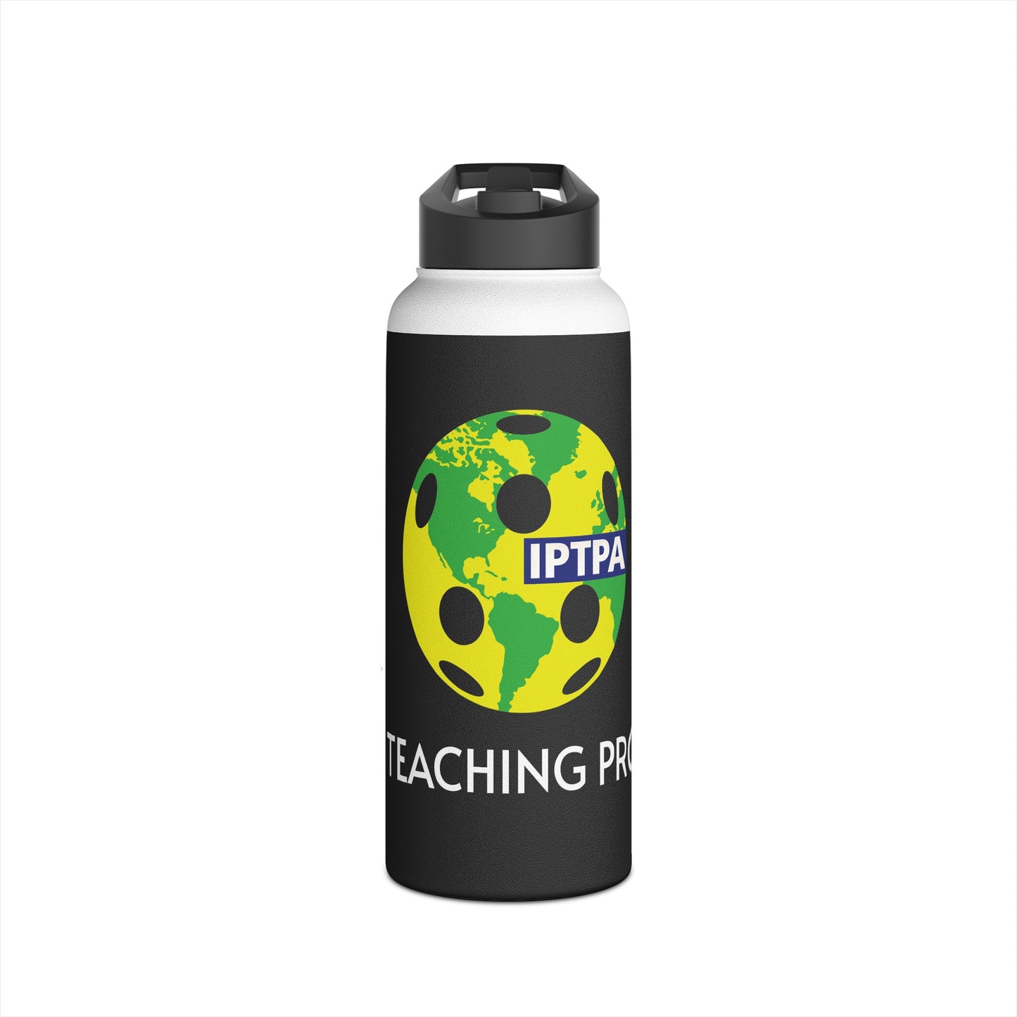 IPTPA Teaching Pro (or your name) 32 oz large -Stainless Steel Water Bottle, Standard Lid