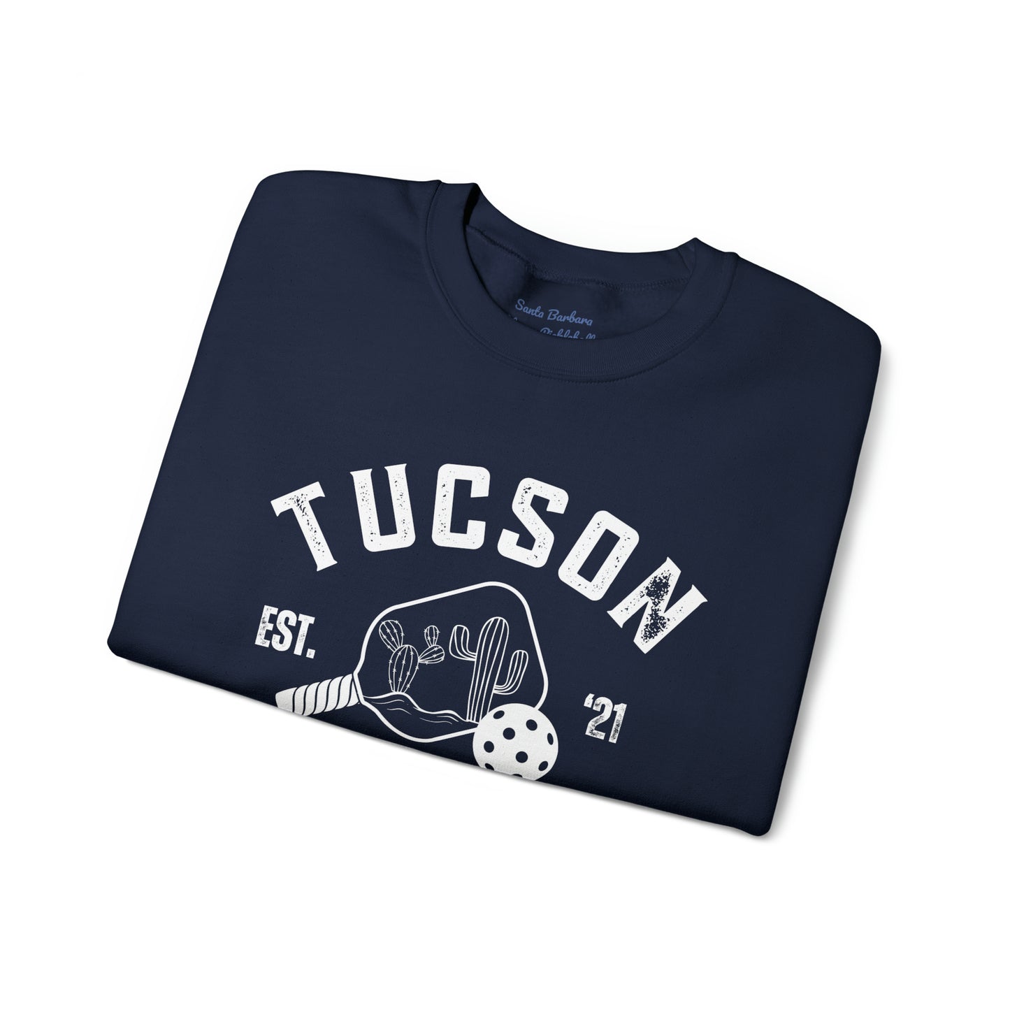 Hold the Pickle,Tucson Pickleball  - Crew. Customize sleeves where name is, add in notes