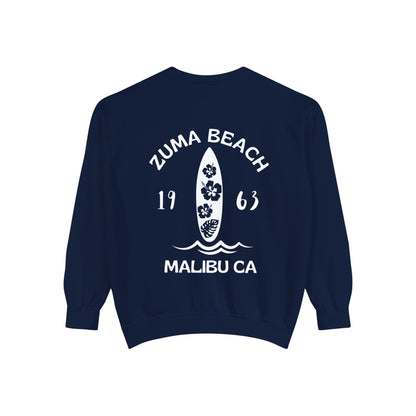 Zuma Beach Crew (Hibiscus version) Sweatshirt - Comfort Colors