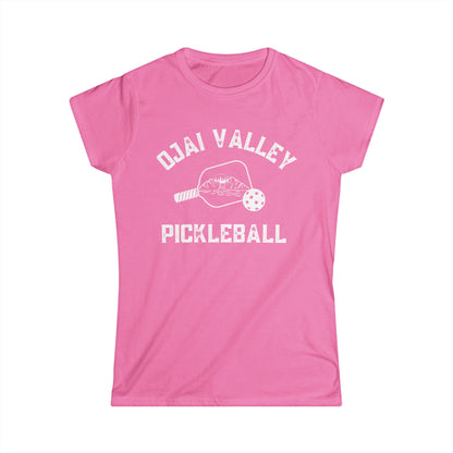 Ojai Valley Pickleball Women's Softstyle Tee
