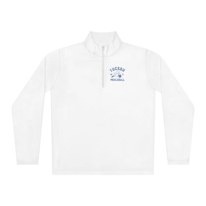 Tucson Pickleball - Unisex Quarter-Zip Pullover - name on back