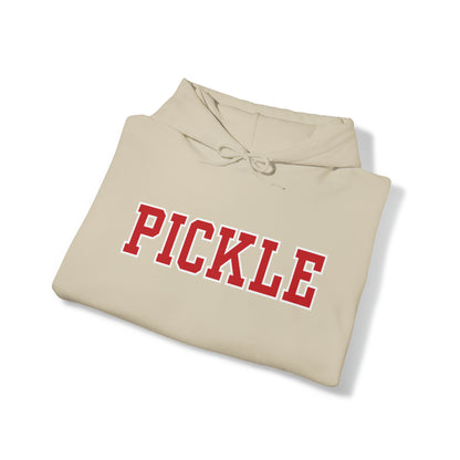 The Pickleball Farm - PICKLE collegiate style. Customize sleeve.