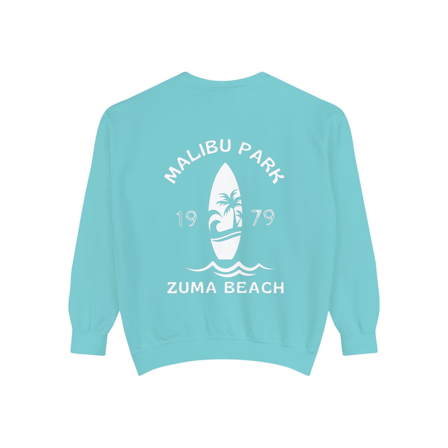 Malibu Park Zuma Beach Crew Comfort Colors - 1979