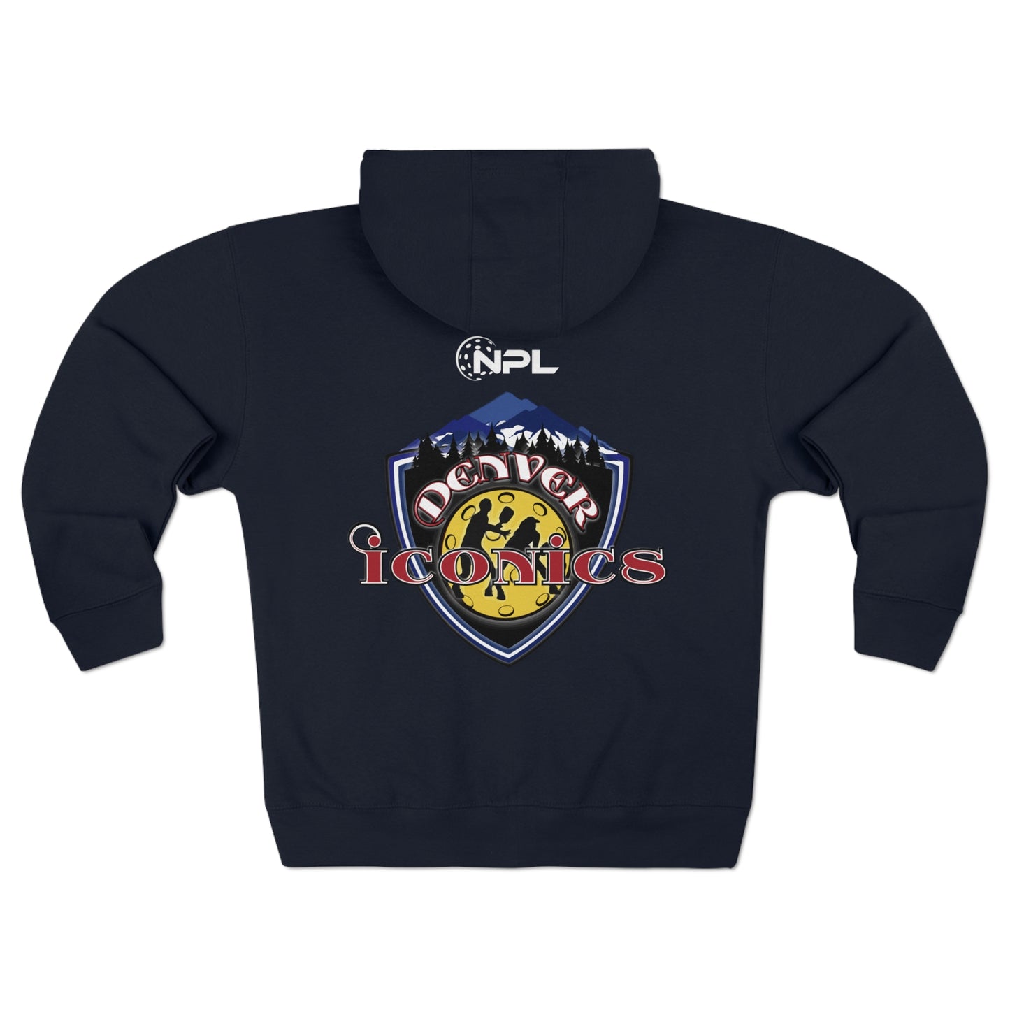 Denver Iconics NPL Team - Unisex Zip Up Hoodie 80% cotton extra plush (can add name left chest)