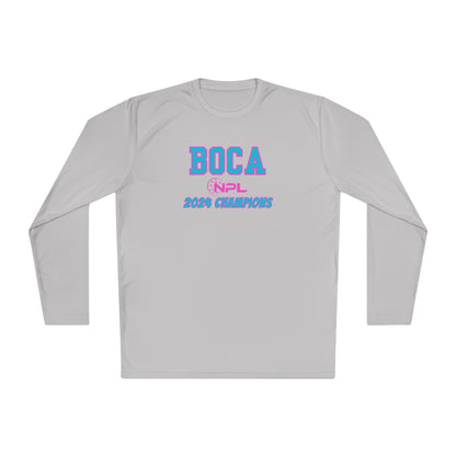 BOCA NPL ‘24 Champions - SPF 40 Unisex Lightweight Long Sleeve Moisture Wicking - player’s names on back