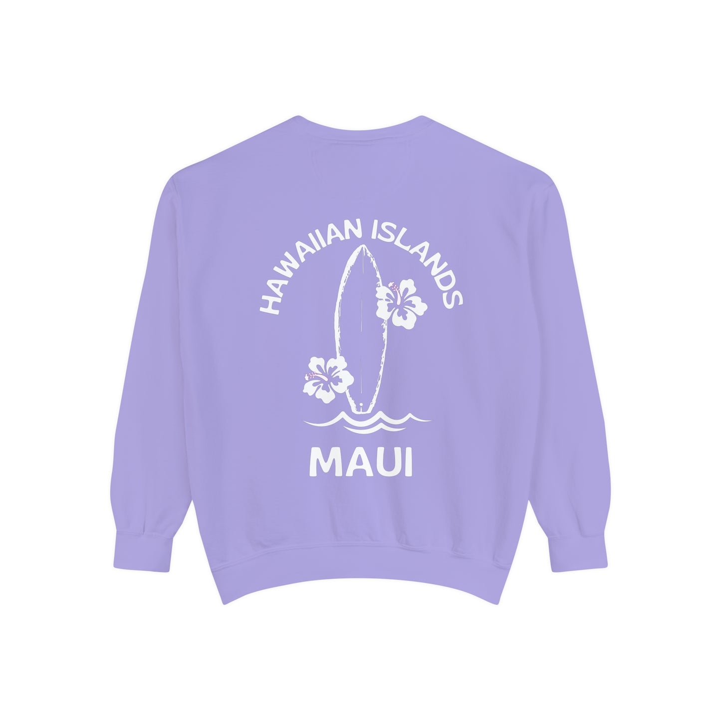 Hawaiian Islands - Maui Crew Sweatshirt - Comfort Colors