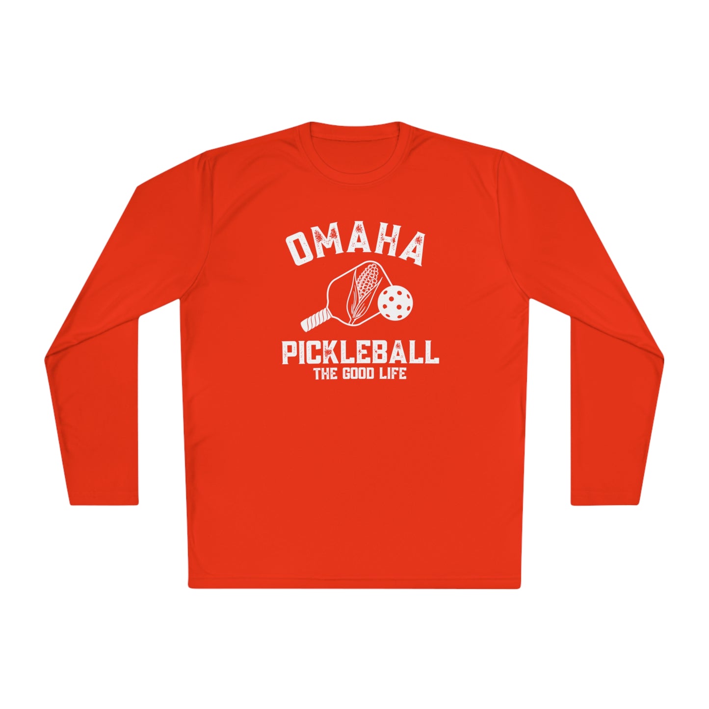 Omaha Pickleball - Unisex Moisture Wicking - Lightweight Long Sleeve Tee