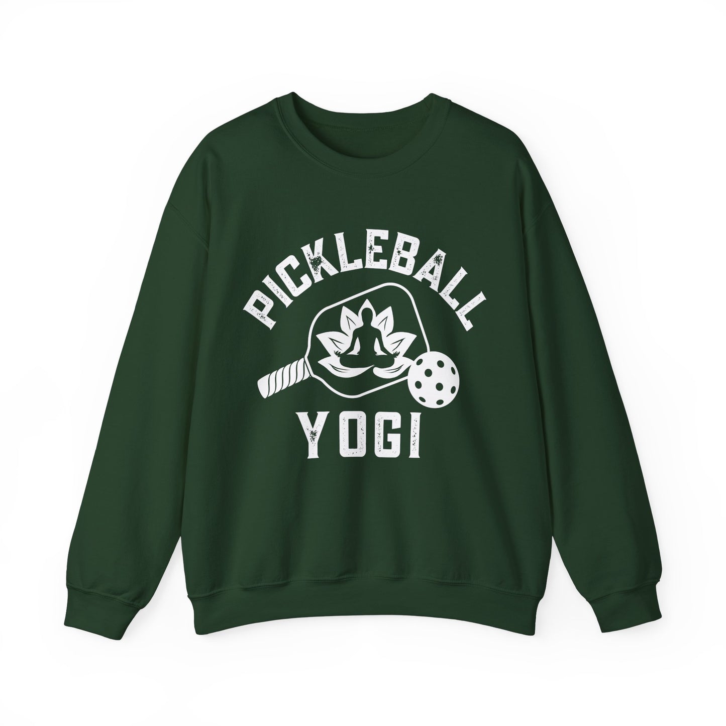 Pickleball Yogi Crew  - can customize sleeve & back as shown