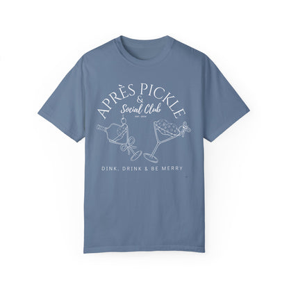 APRES Pickle & Social Club Unisex Garment-Dyed T-shirt