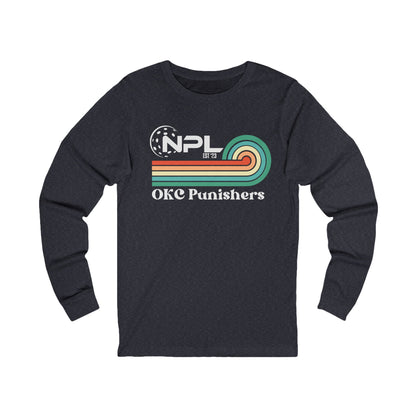 Nelms OKC Punishers Retro Custommized Unisex Jersey Long Sleeve Tee