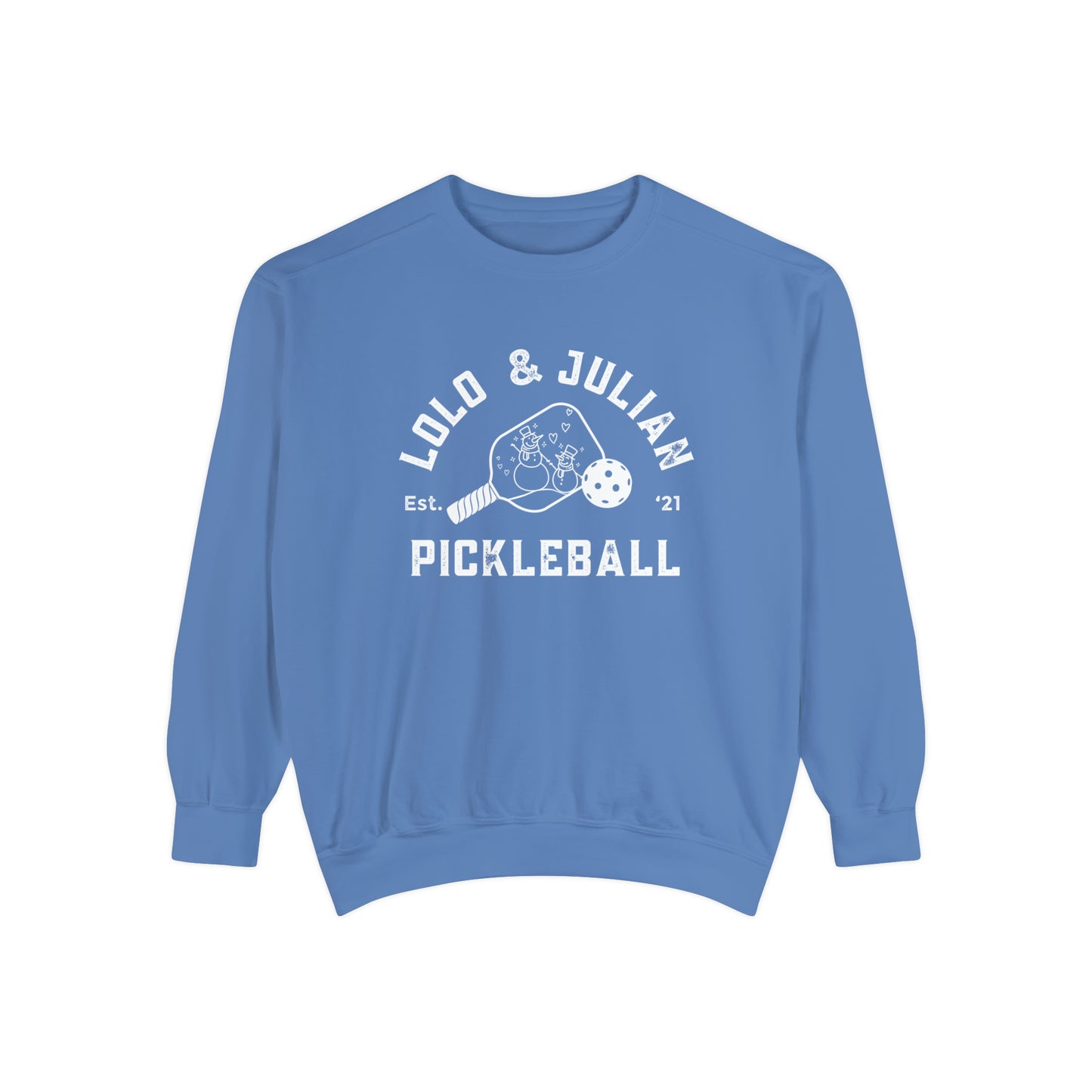 Beachy LOLO & Julian Snowman Pickleball Crew - Comfort Colors