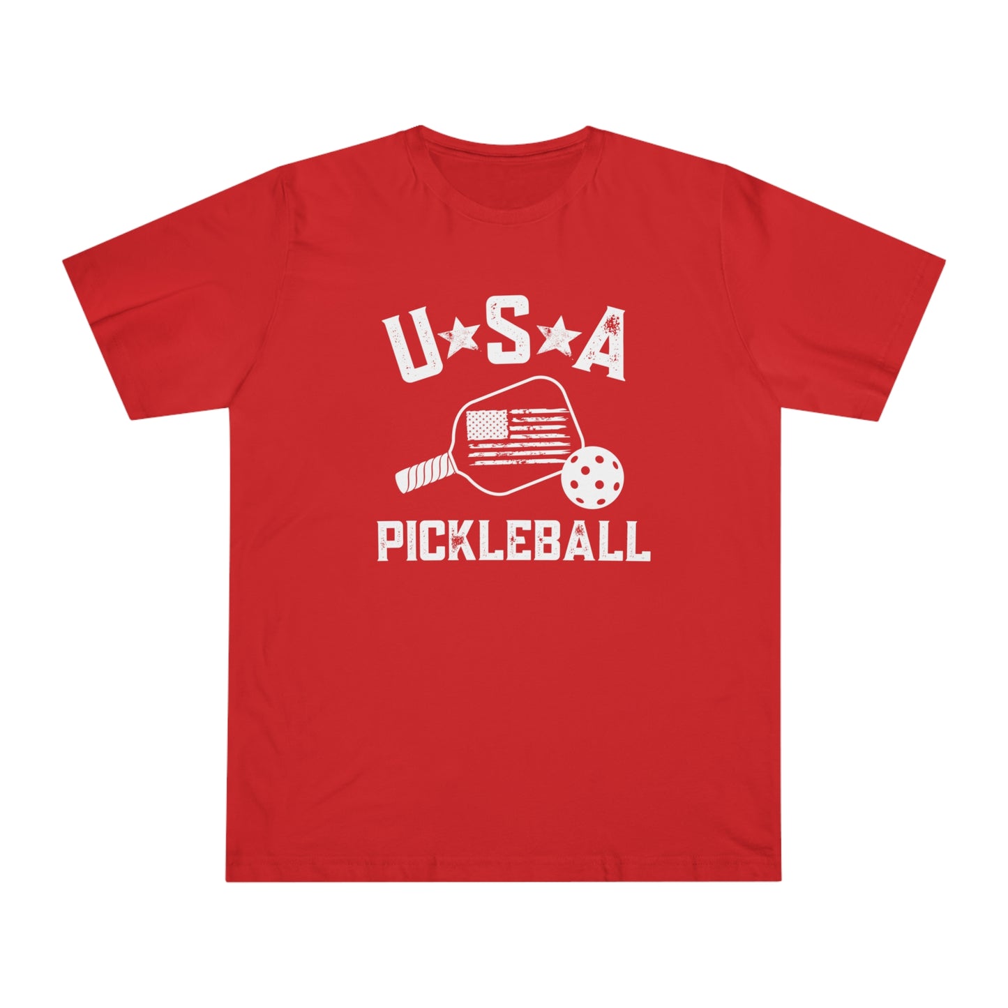 USA Pickleball Unisex Deluxe T-shirt