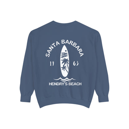 Santa Barbara Hendry’s Beach Crew Sweatshirts - Comfort Colors